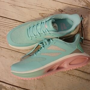 Avia Women's Aqua and Pink Athletic Sneakers